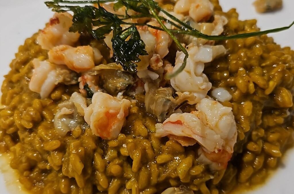 Seafood risotto